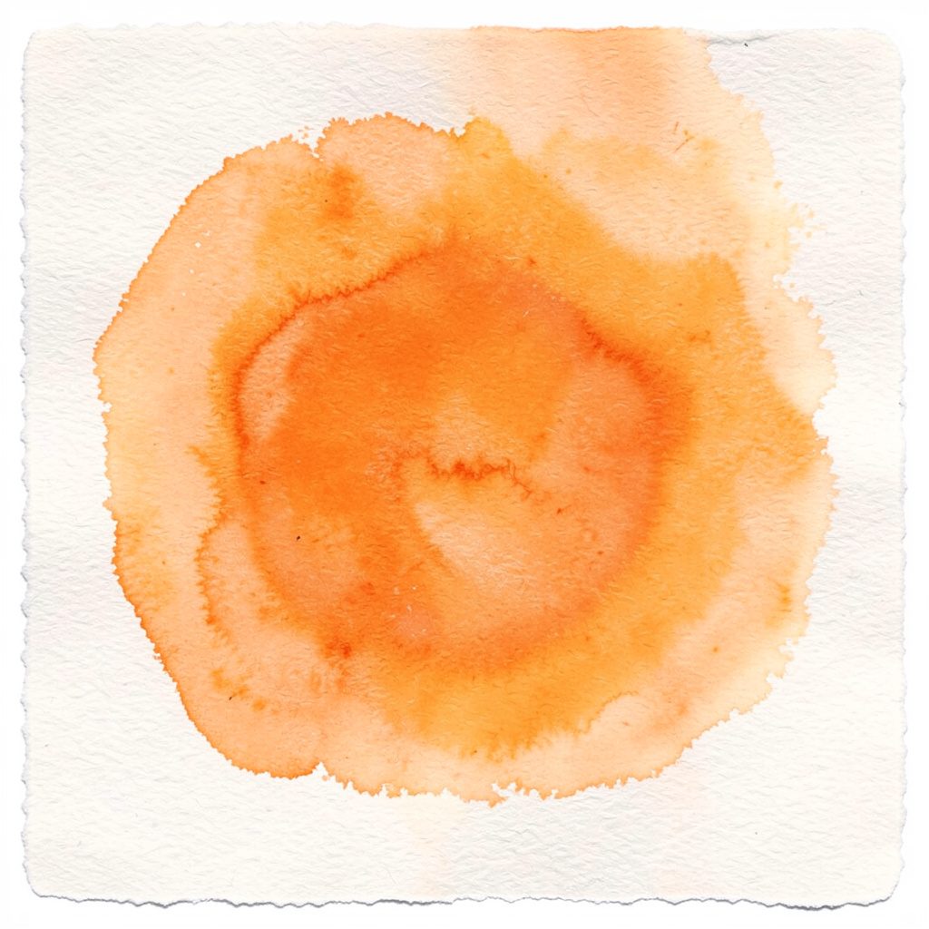 Abstract watercolour swatch in warm beige.
